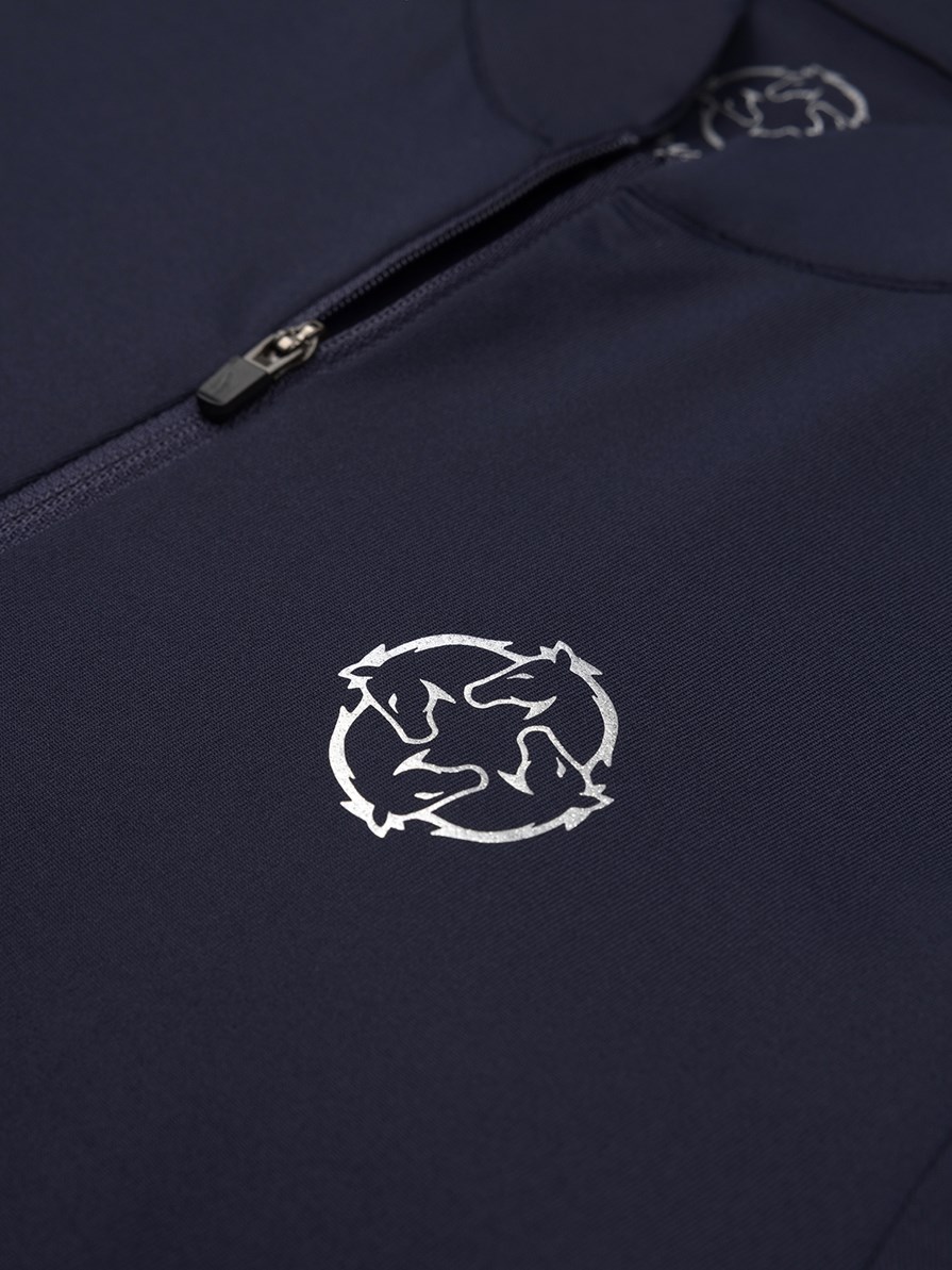 ASPEN NAVY WOMEN'S LONG SLEEVE BASE LAYER QUARTER ZIP 