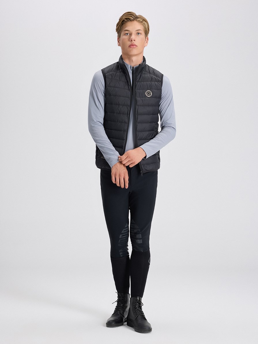 ATLANTA BLACK MEN'S PUFFER VEST