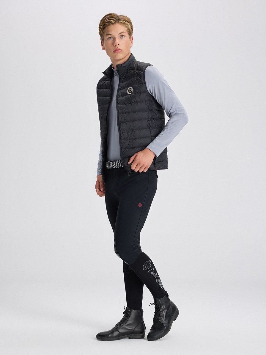 ATLANTA BLACK MEN'S PUFFER VEST