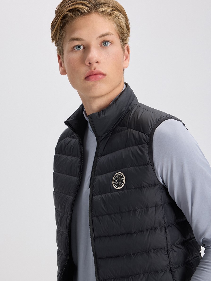 ATLANTA BLACK MEN'S PUFFER VEST