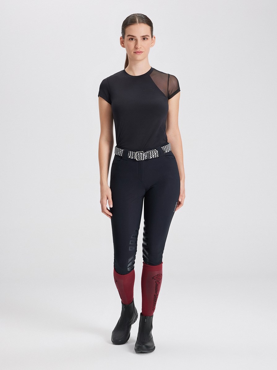 BELLA BLACK T-SHIRT TECNICA DA DONNA