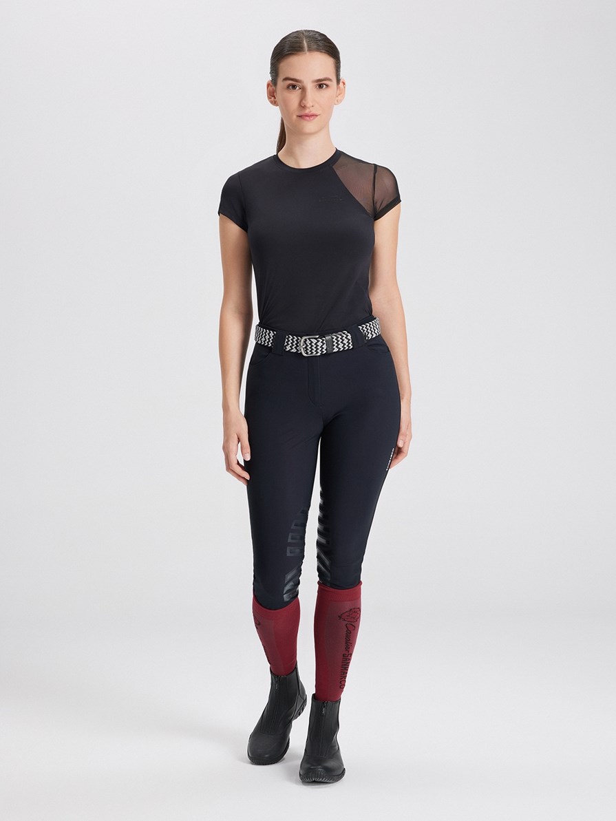 BELLA BLACK KADIN TECH T-SHIRT 