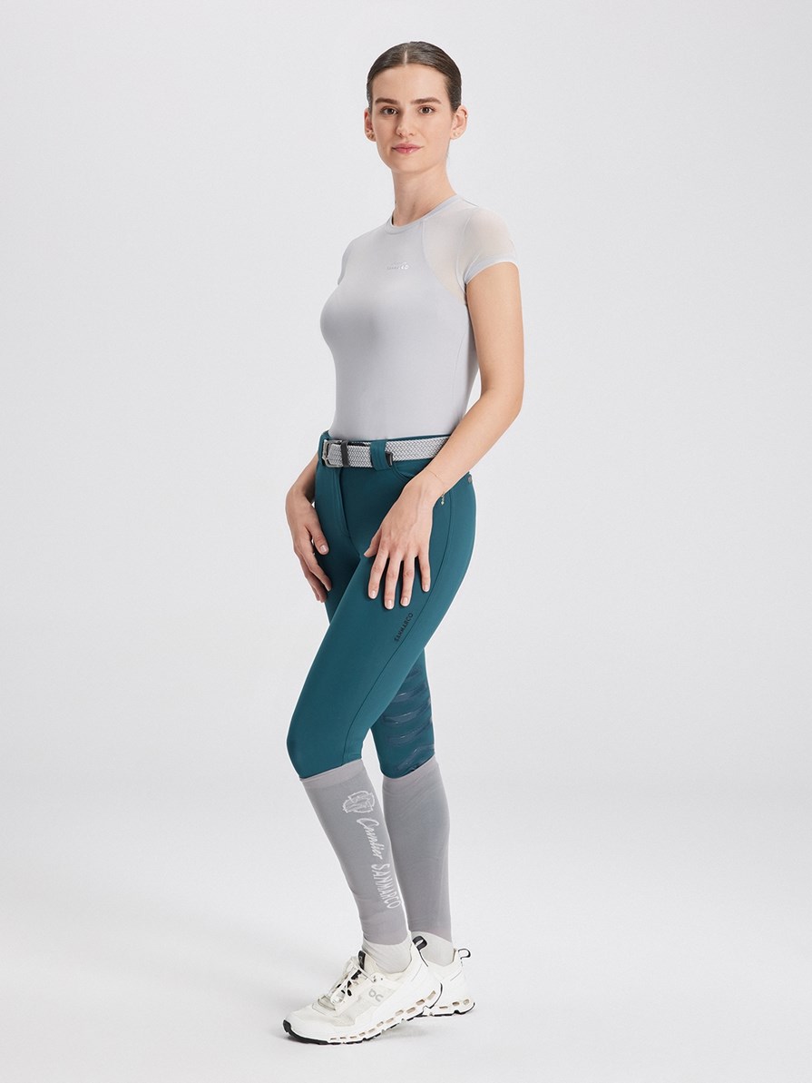 BELLA LIGHT GRAY WOMEN'S TECH T-SHIRT 