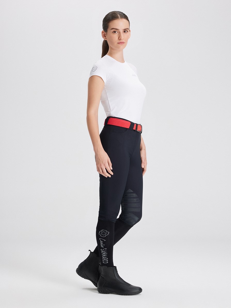 BELLA WHITE WOMEN'S TECH T-SHIRT 