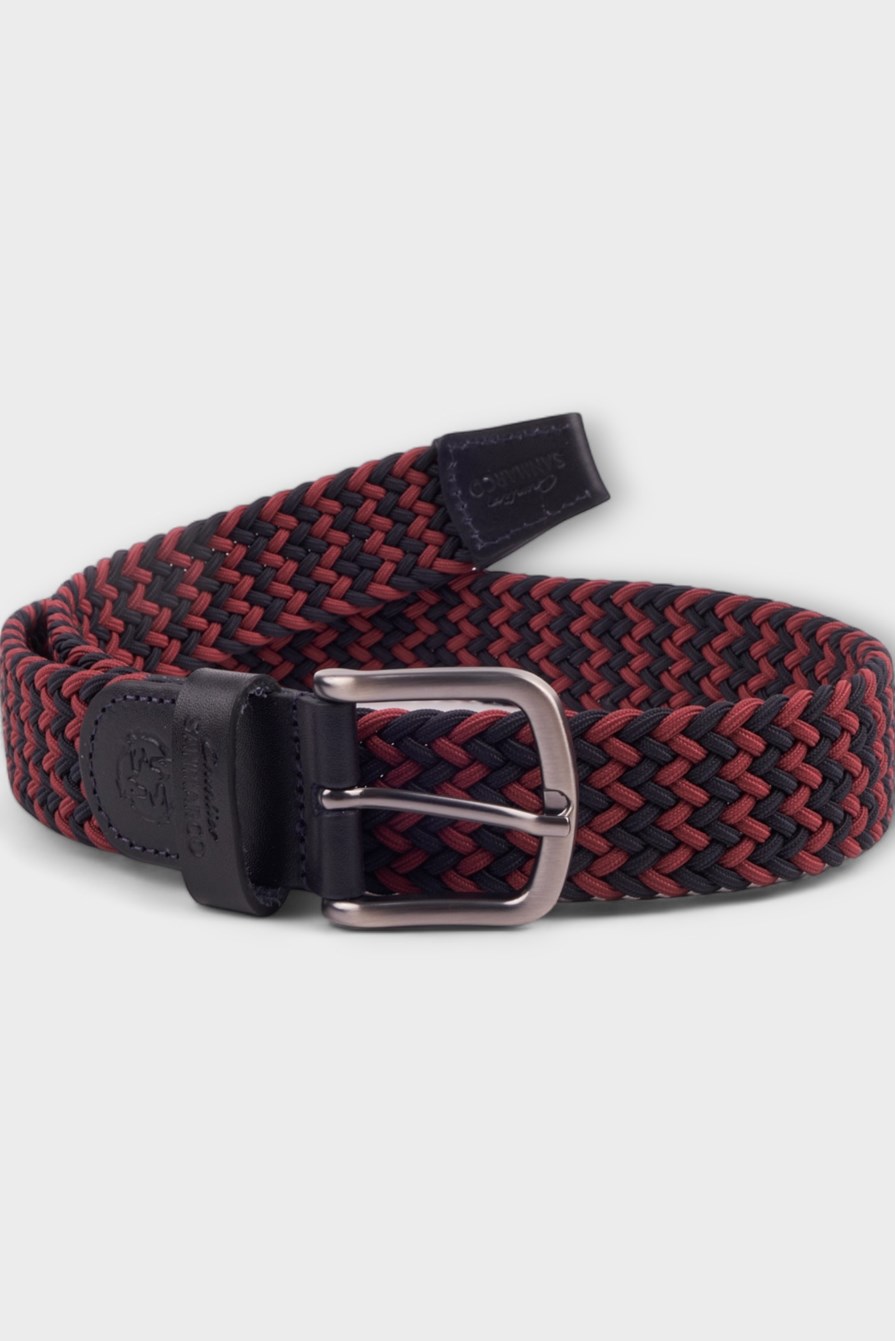 CINTURA ELASTICA   -   ADULTS UNISEX   BORDEAUX/NAVY