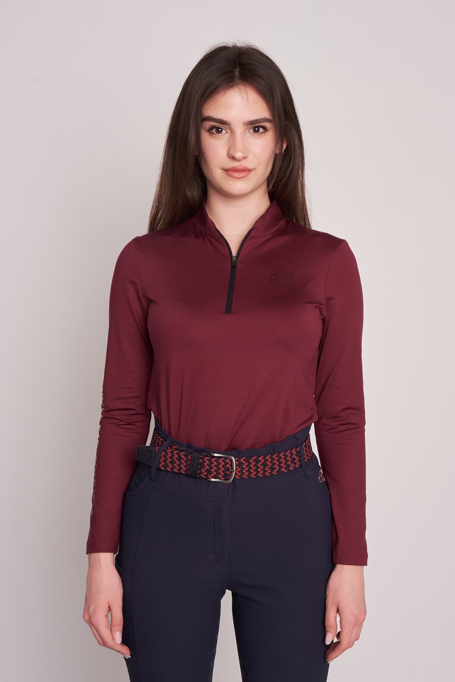 CINTURA ELASTICA   -   ADULTS UNISEX   BORDEAUX/NAVY