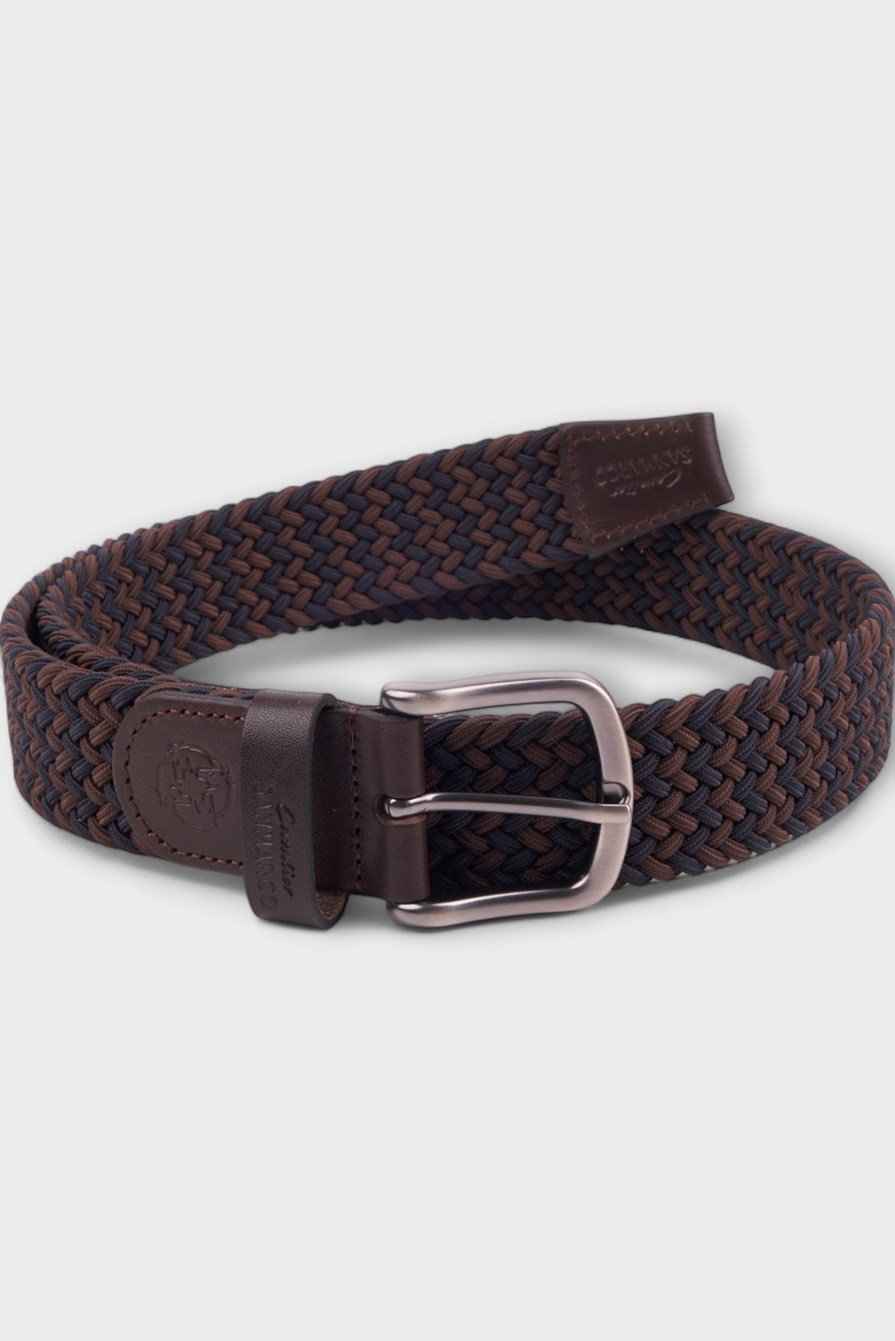 CINTURA ELASTICA   -   ADULTS UNISEX   BROWN/NAVY