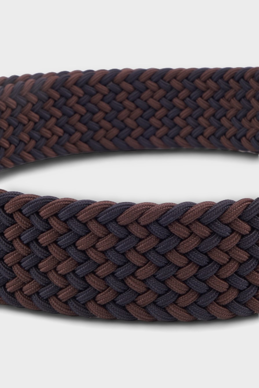 CINTURA ELASTICA   -   ADULTS UNISEX   BROWN/NAVY