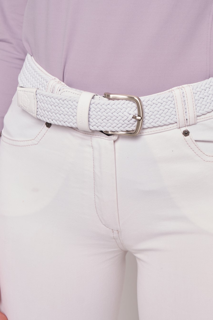 CINTURA ELASTICA   -   ADULTS UNISEX   WHITE/WHITE