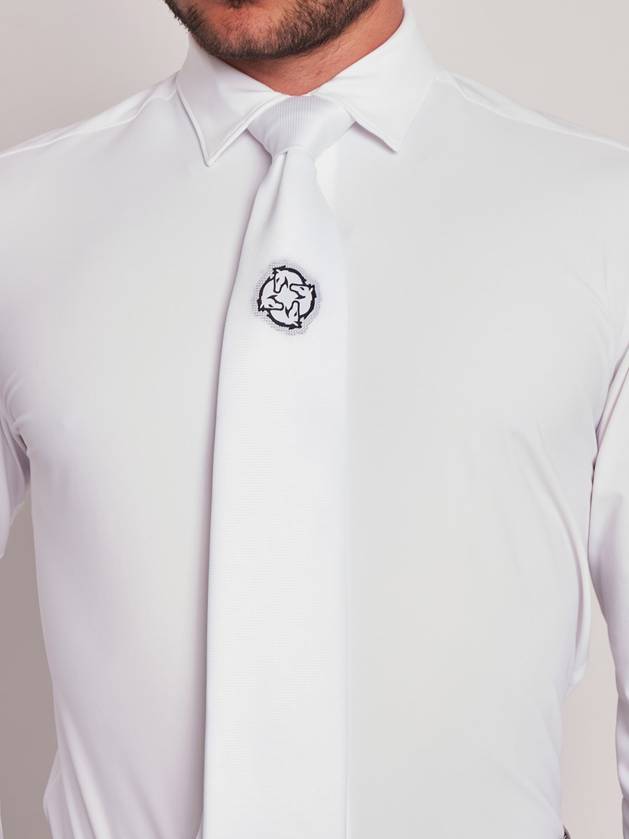 CAMBRIDGE WHITE COMPETITION TIE