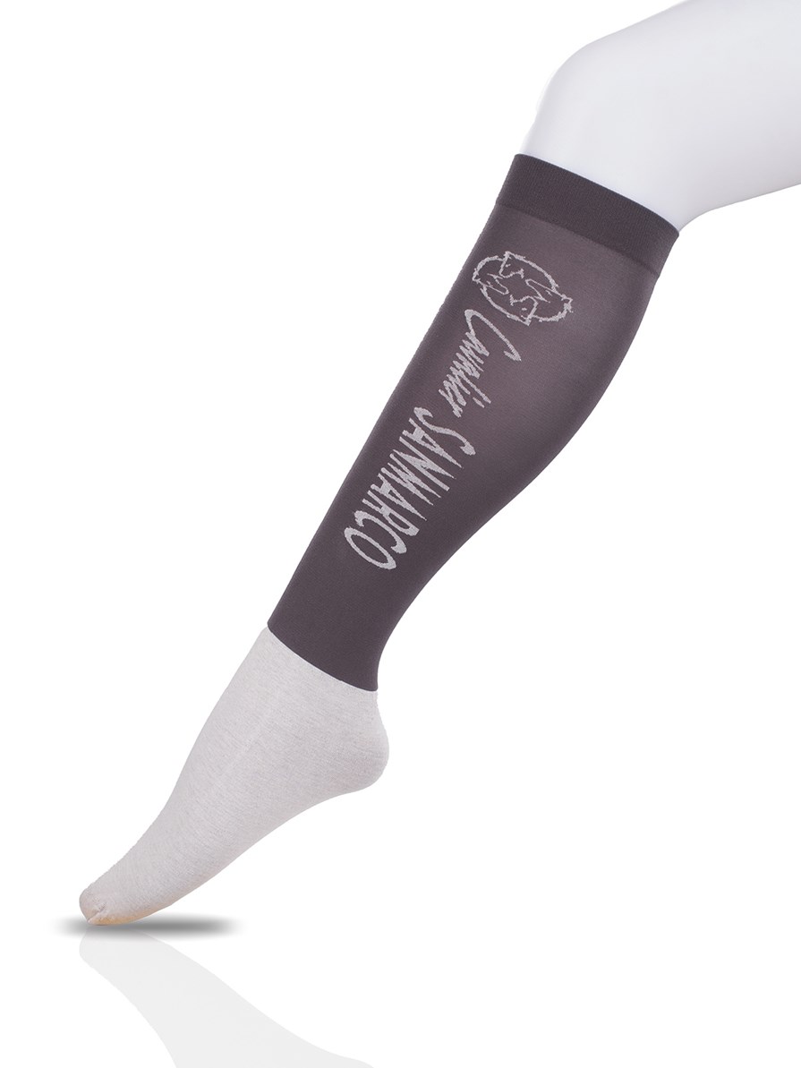 CAPRI-3XB SET #4/Blue,Bordeaux,D.Gray UNISEX SUMMER RIDING SOCKS 3 PACK BUNDLE 