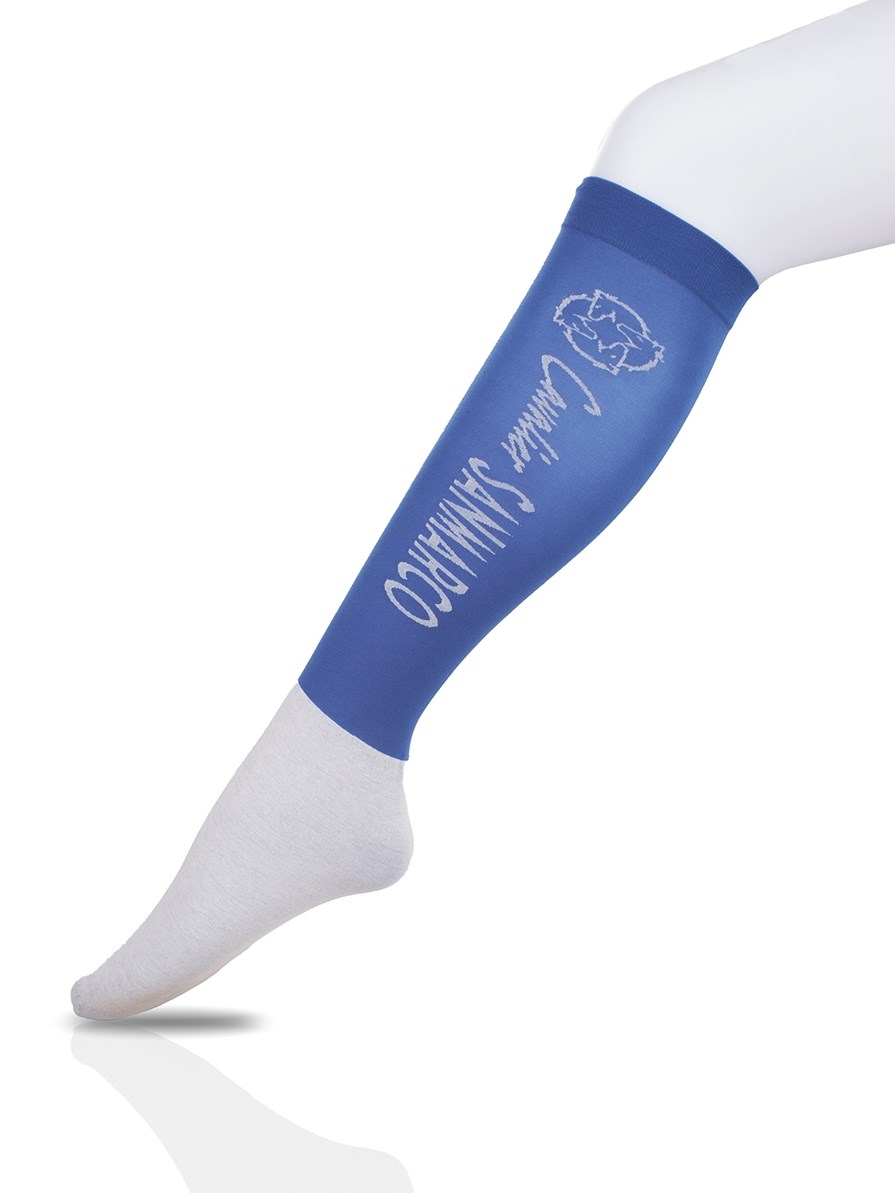 CAPRI-3XB SET #4/Blue,Bordeaux,D.Gray UNISEX SUMMER RIDING SOCKS 3 PACK BUNDLE 