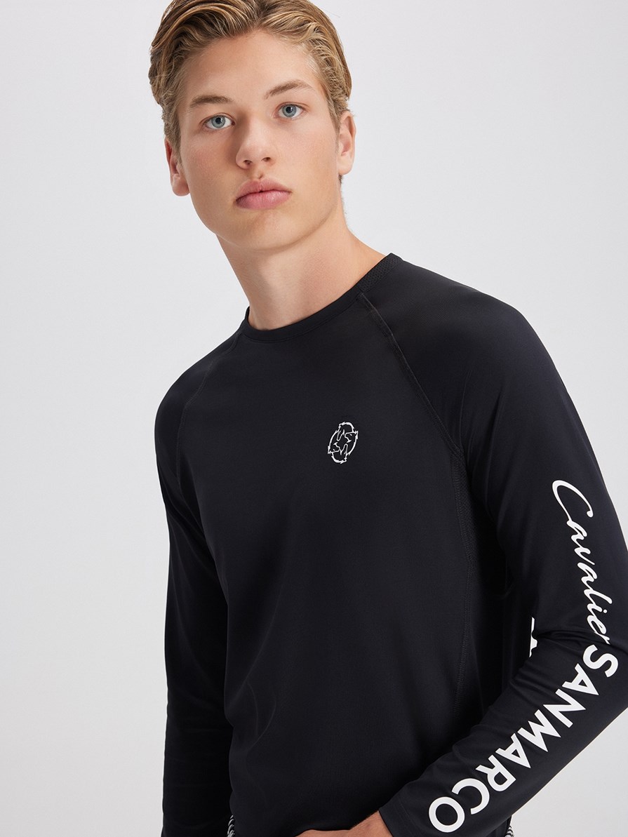 COPENHAGEN BLACK MAGLIETTA MANICA LUNGA DA UOMO