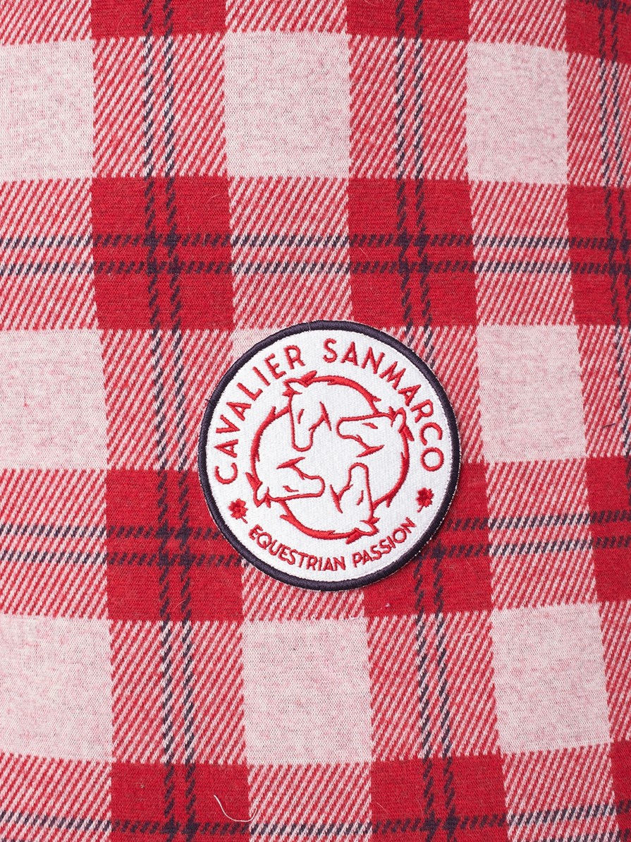 DUBLIN MULTI-COLOR CHECK/NAVY COOLER BLANKET