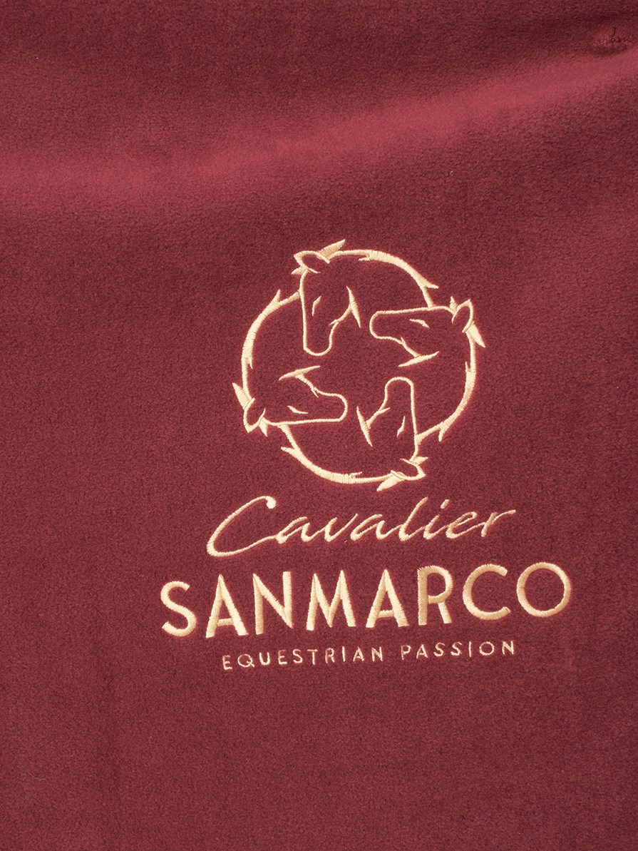 FLEECE-XP BORDEAUX/GOLD PONY - FLEECE EXERCISE SHEET