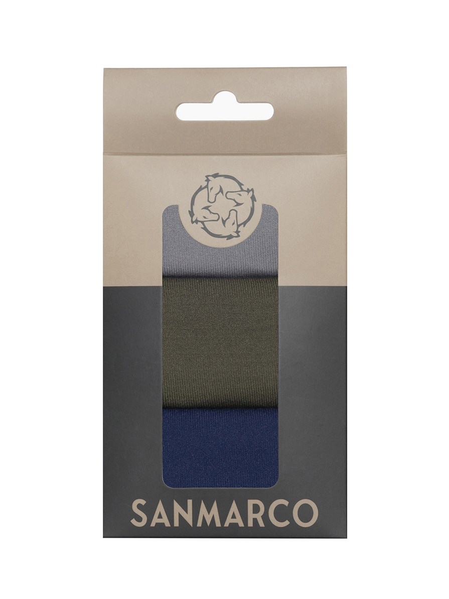 FONDI-3XB SET #1/L.Gray,Green,Royal Blue WOMEN'S ALL-SEASON RIDING SOCKS 3 PACK BUNDLE 