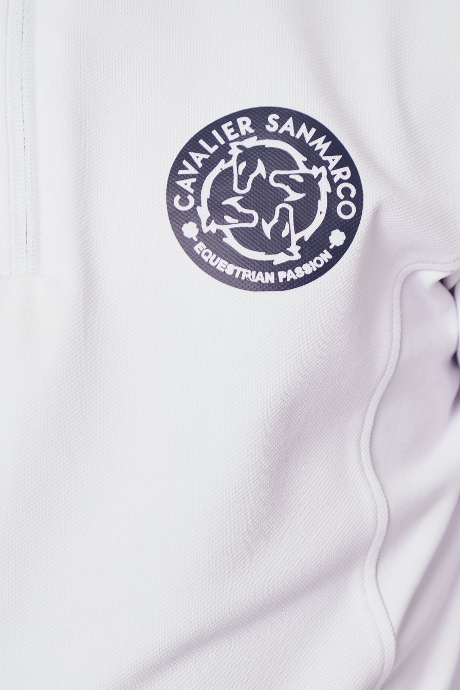 POLO DA CONCORSO RAGAZZA M/L   -   KIDS GIRL   WHITE/WHITE