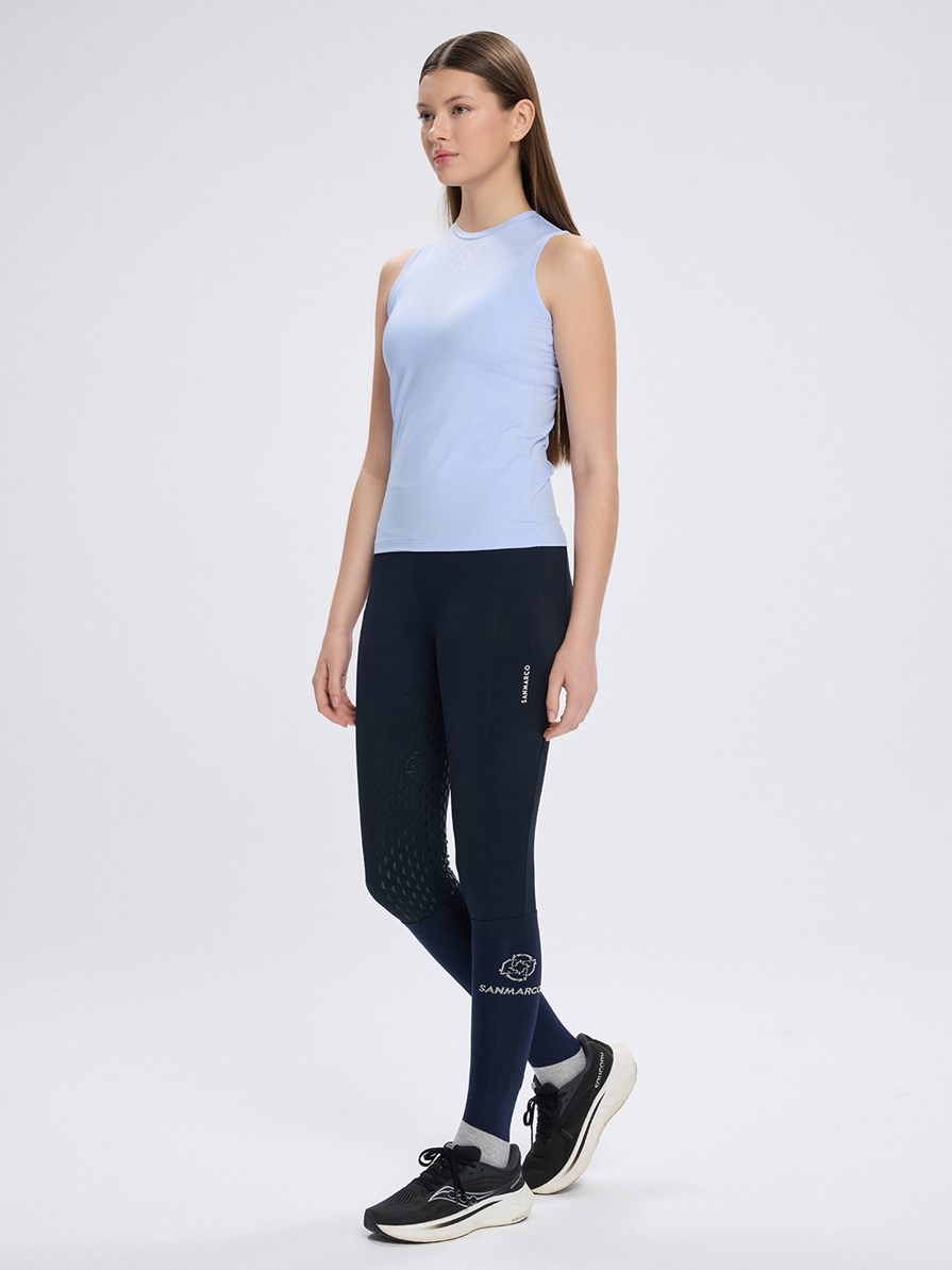 IBIZA CELESTIAL BLUE WOMEN'S SLEEVELESS T-SHIRT 