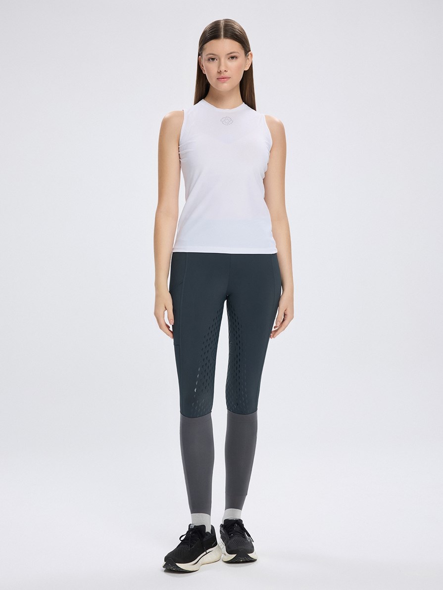 IBIZA WHITE T-SHIRT DONNA SENZA MANICHE 
