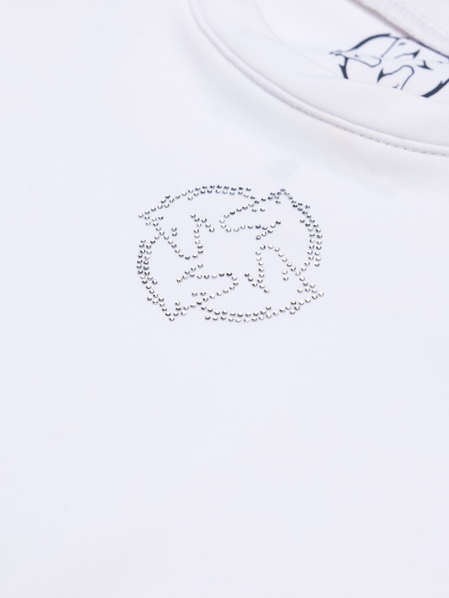IBIZA WHITE T-SHIRT DONNA SENZA MANICHE 