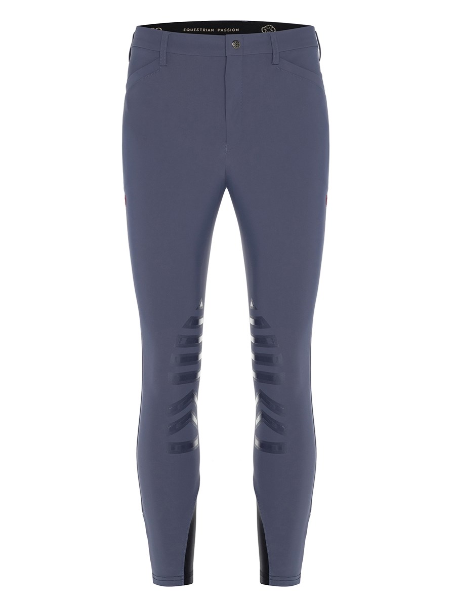 LEONARDO STORM BLUE MEN'S KNEE GRIP PRO BREECHES 