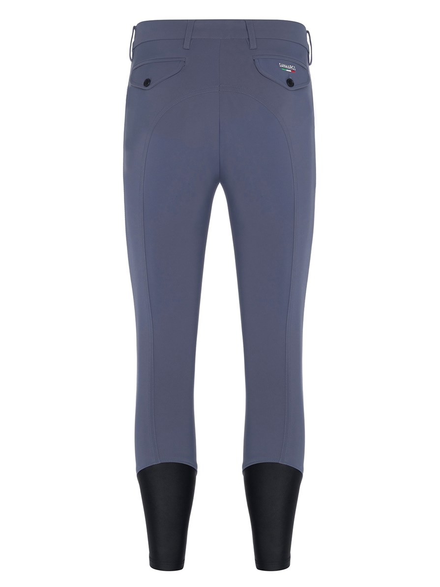 LEONARDO STORM BLUE MEN'S KNEE GRIP PRO BREECHES 