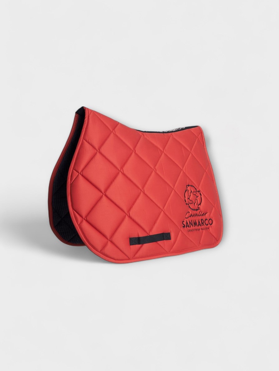 LONDON DARK ORANGE DIAMOND SADDLE PAD