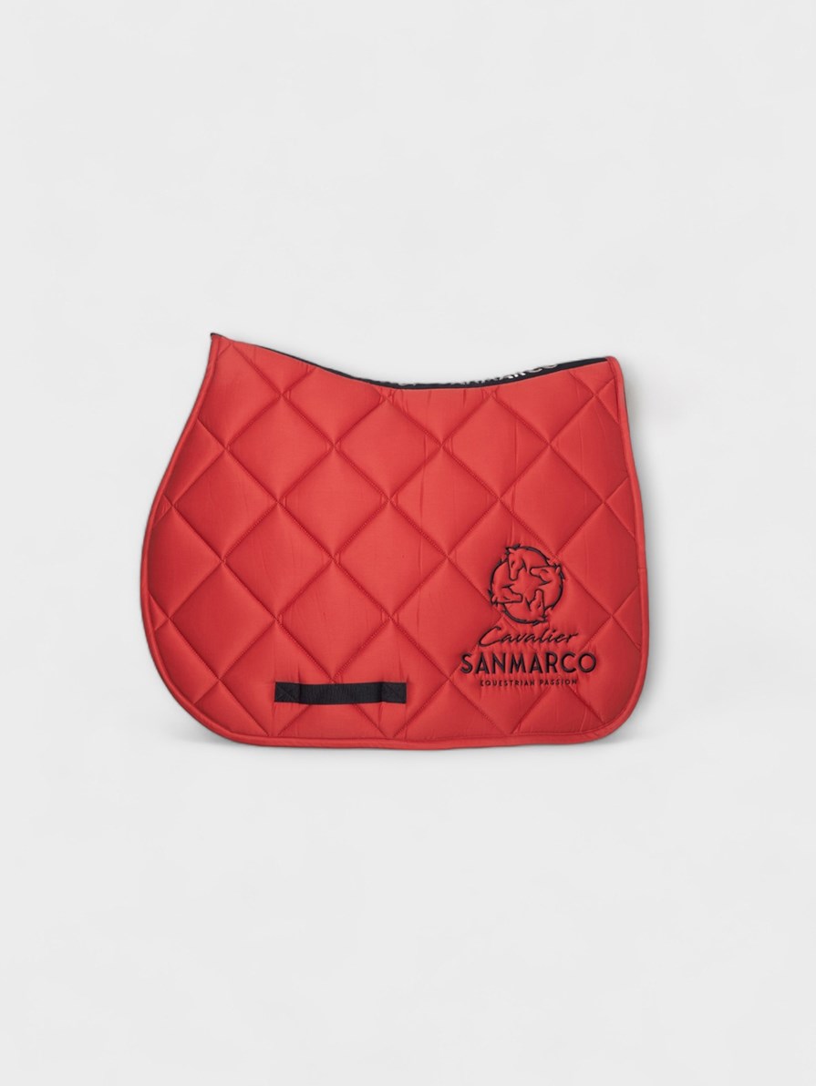 LONDON DARK ORANGE DIAMOND SADDLE PAD 