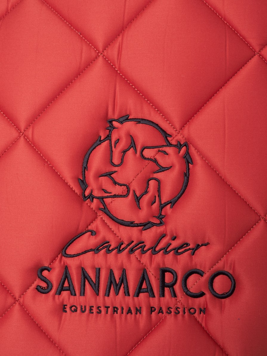 LONDON DARK ORANGE DIAMOND SADDLE PAD 