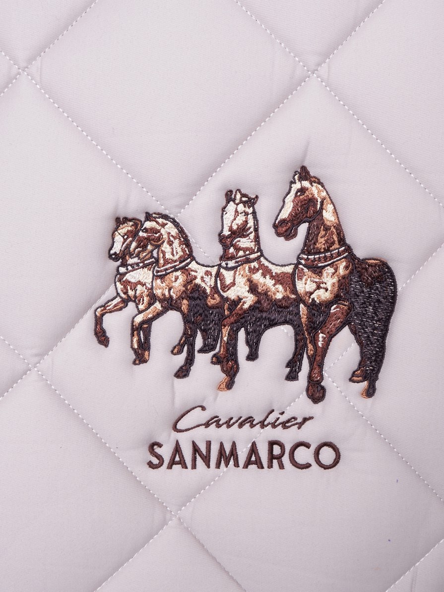 LONDON-H BEIGE/BROWN HERITAGE DIAMOND SADDLE PAD