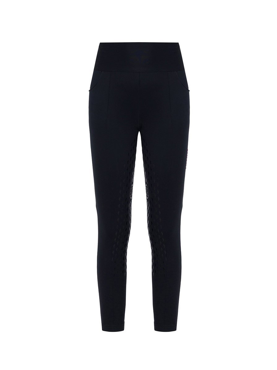 LUNA NAVY GIRL'S FULL GRIP PRO LEGGINGS