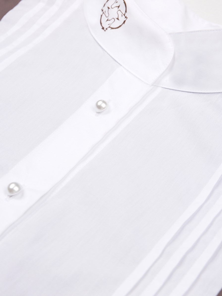 MARCELA MINK/WHITE WOMEN'S COMPETITION SHIRT BIB PANEL