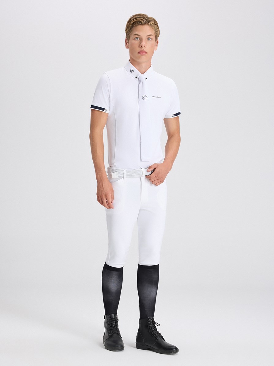 OXFORD WHITE CRAVATTA DA CONCORSO IN MAGLIA