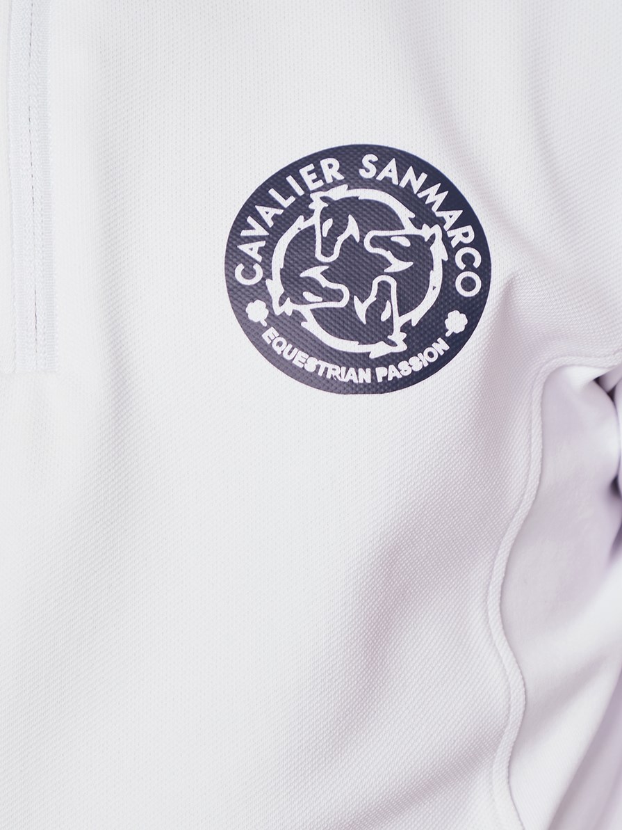 PAOLA-JR WHITE KIZ ÇOCUK UZUN KOL YARIŞMA POLO