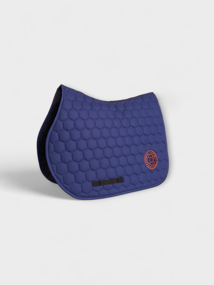 PARIS ELECTRIC BLUE HONEYCOMB SADDLE PAD