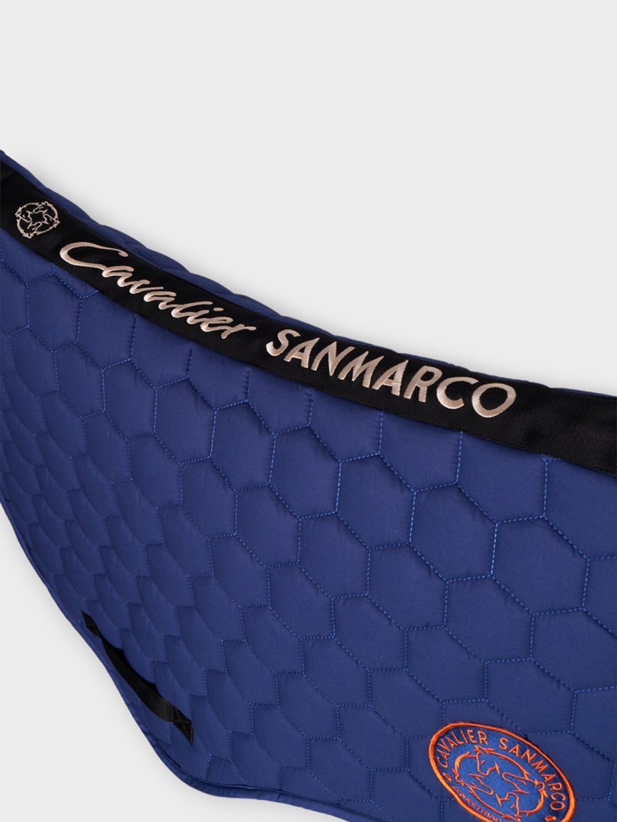 PARIS-P ELECTRIC BLUE HONEYCOMB SADDLEPAD