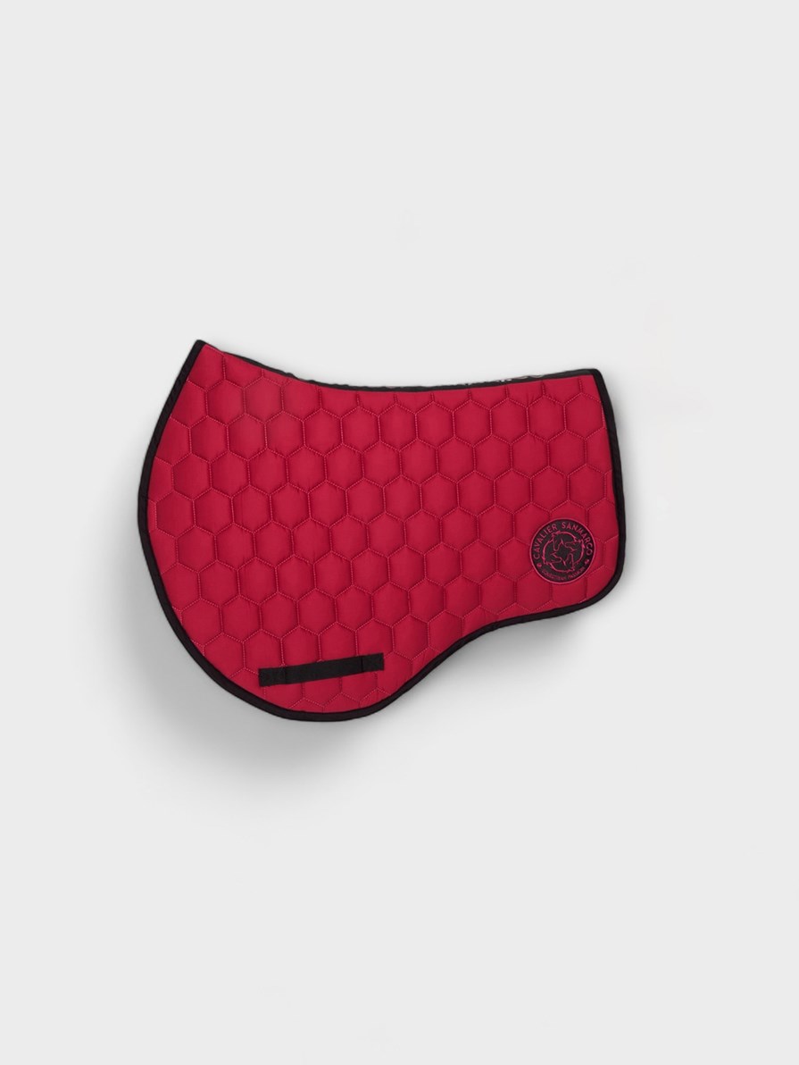 PARIS-P FUCHSIA/BLACK HONEYCOMB SADDLEPAD