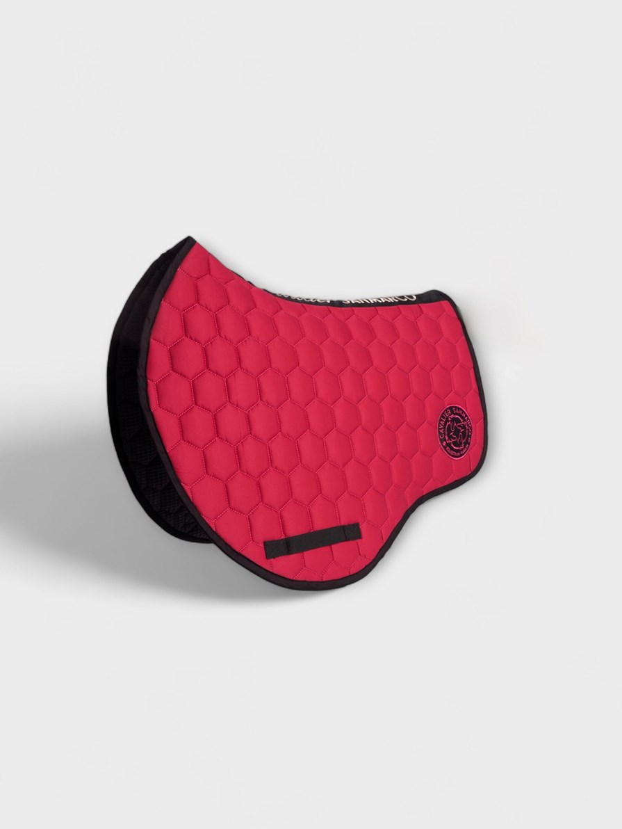 PARIS-P FUCHSIA/BLACK HONEYCOMB SADDLEPAD