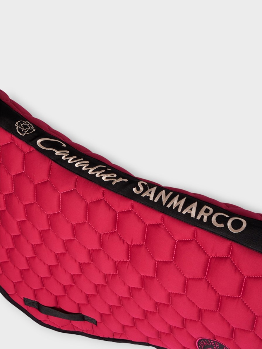 PARIS-P FUCHSIA/BLACK HONEYCOMB SADDLEPAD