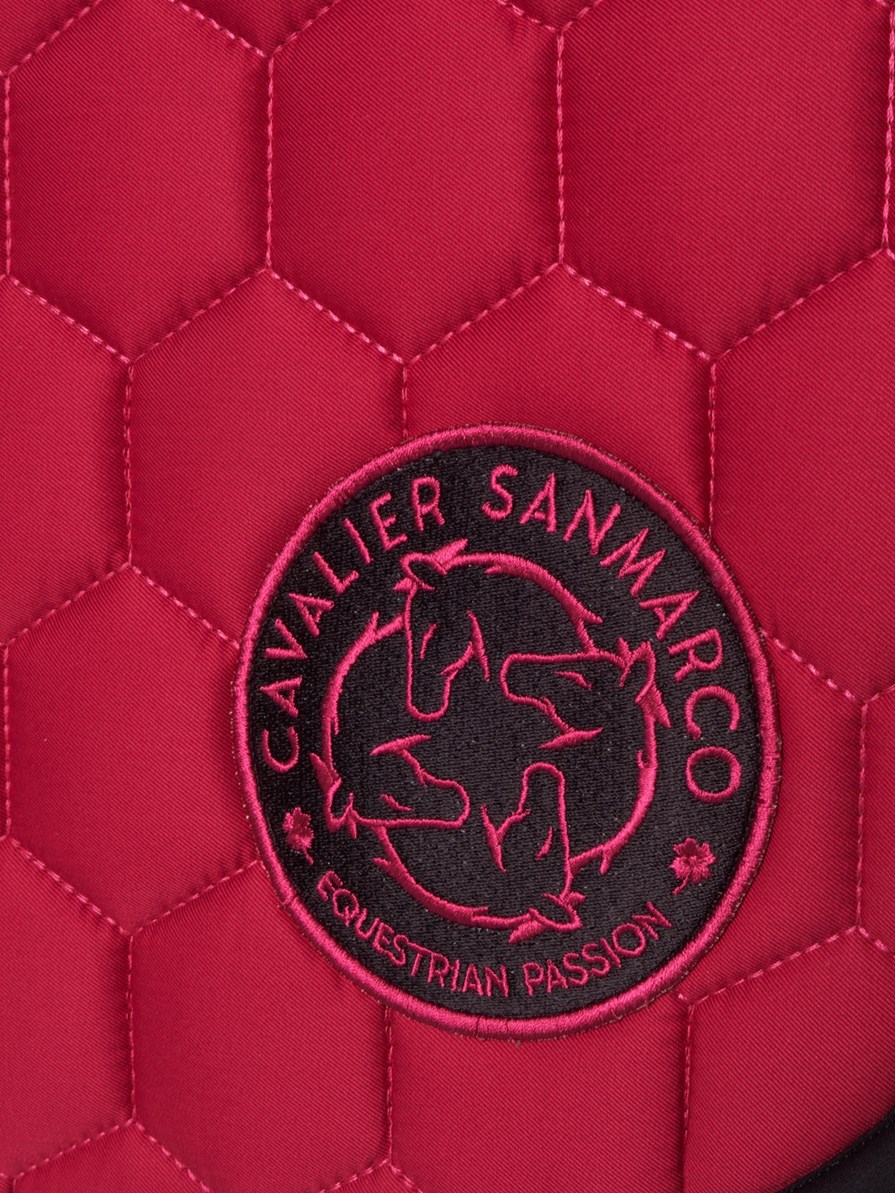 PARIS-P FUCHSIA/BLACK HONEYCOMB SADDLEPAD 