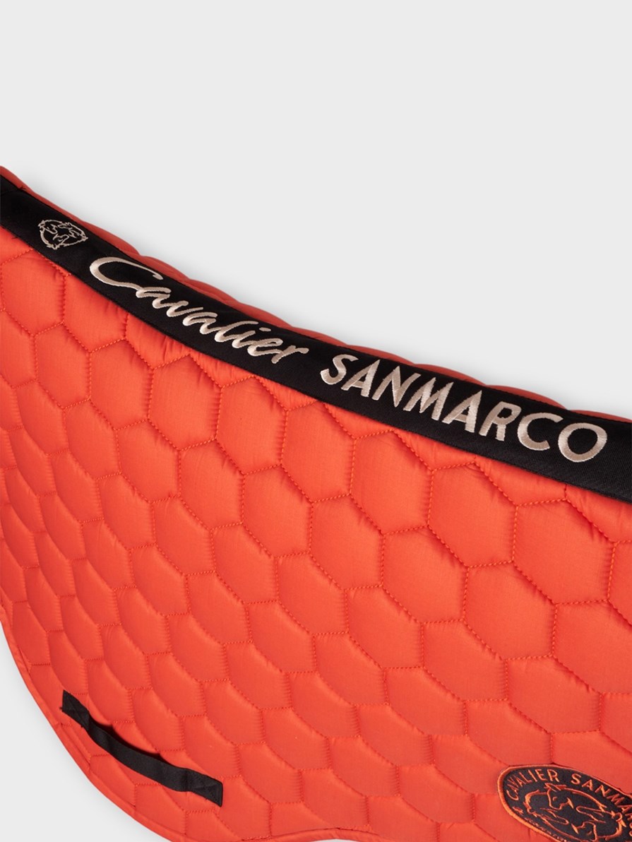 PARIS-P ORANGE HONEYCOMB SADDLEPAD