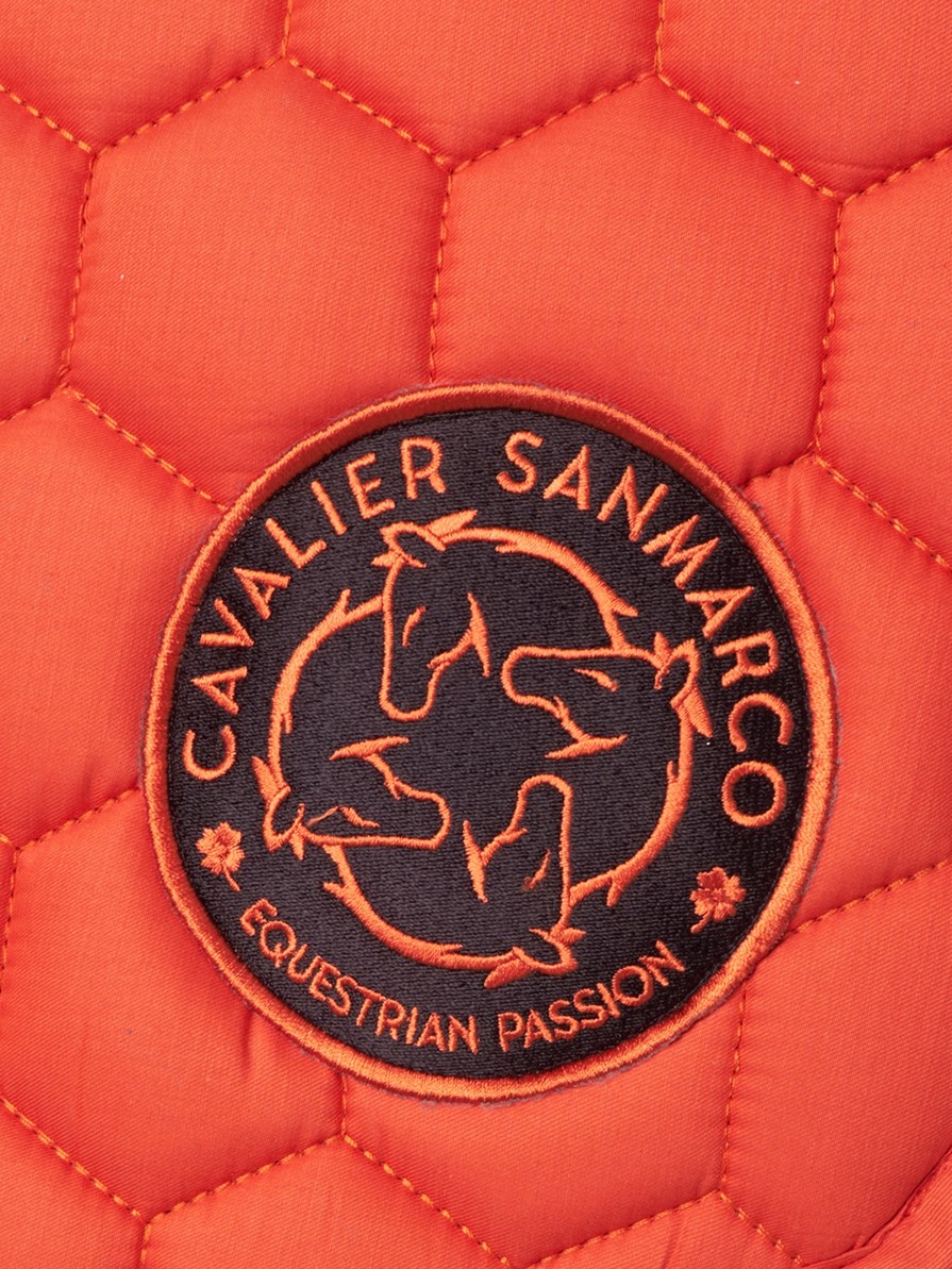 PARIS-P ORANGE HONEYCOMB SADDLEPAD 