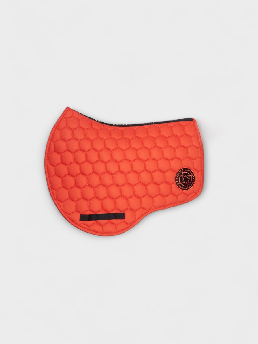 PARIS-P ORANGE PONY - HONEYCOMB SADDLEPAD