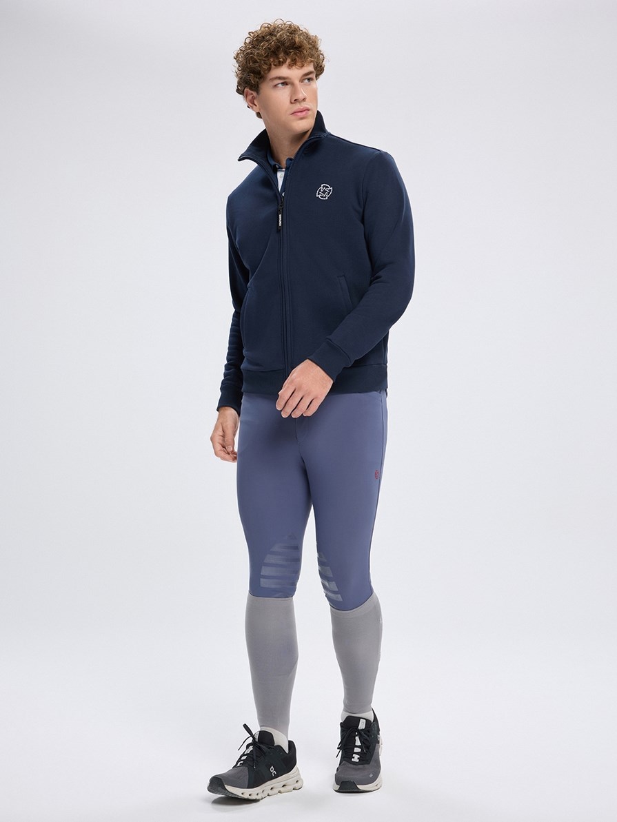 PORTO NAVY UNISEX ZIP-UP SWEATSHIRT