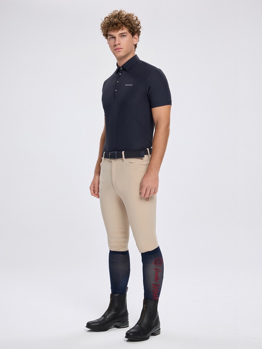 PORTOFINO NAVY POLO DA ALLENAMENTO TECH DA UOMO MANICA CORTA 