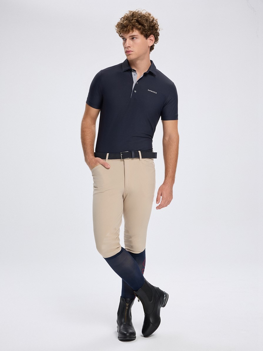 PORTOFINO NAVY POLO DA ALLENAMENTO TECH DA UOMO MANICA CORTA 