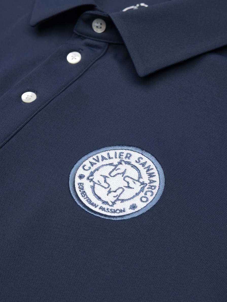 SAN DIEGO OBSIDIAN BLUE MEN'S TECH TRAINING POLO SHORT SLEEVE 