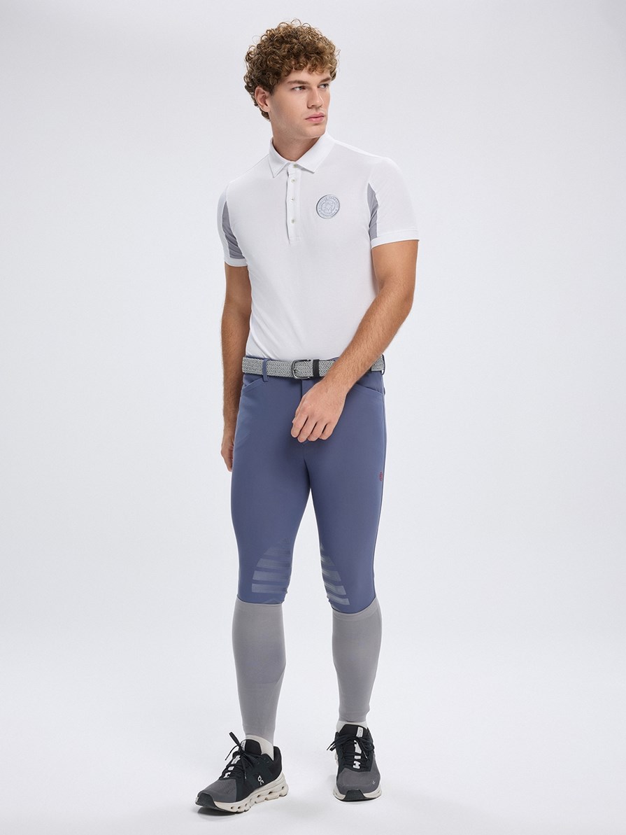 SAN DIEGO WHITE MEN'S TECH TRAINING POLO SHORT SLEEVE 