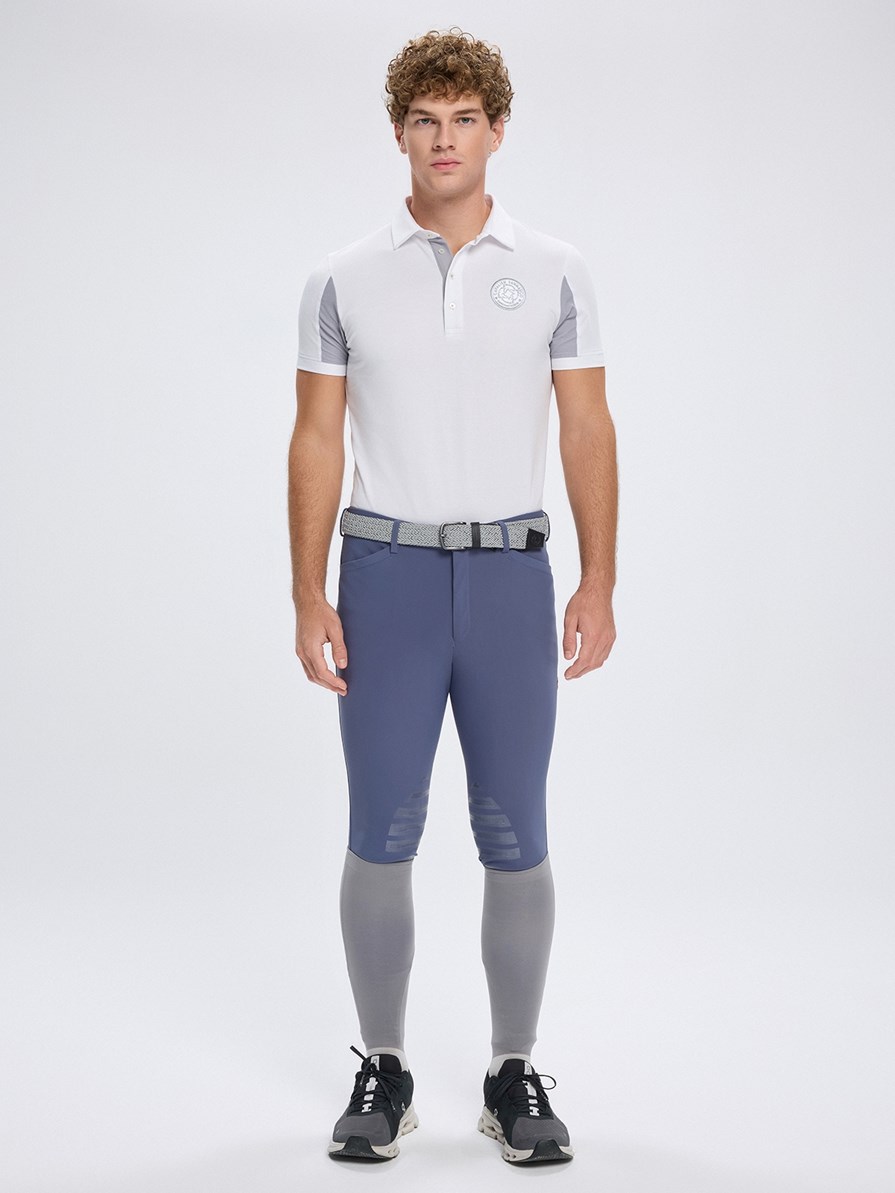 SAN DIEGO WHITE MEN'S TECH TRAINING POLO SHORT SLEEVE 