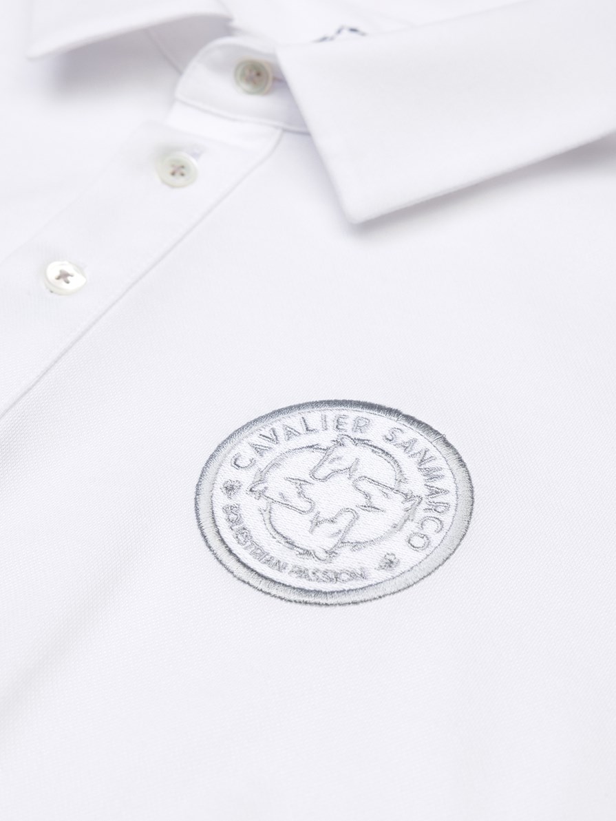 SAN DIEGO WHITE MEN'S TECH TRAINING POLO SHORT SLEEVE 